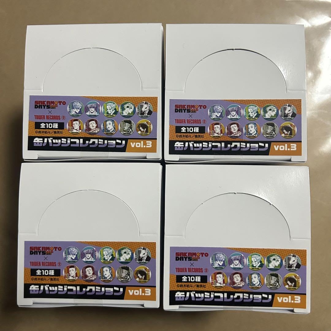 サカモトデイズタワーレコード原画展缶バッジvol.3 4box